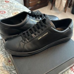 Saint Laurent Men’s Andy Sneakers in Leather